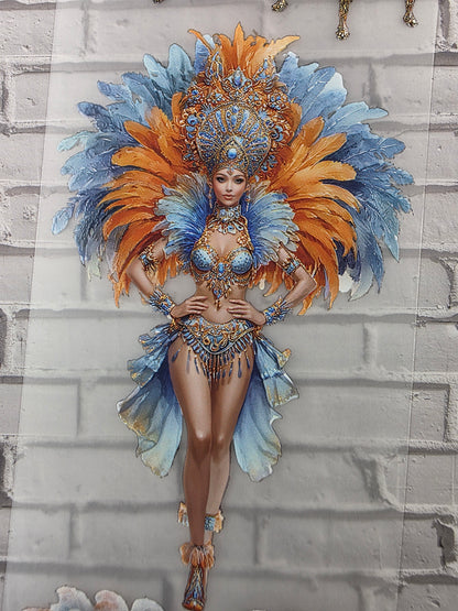 PET Tape 3D Stickerband Showgirls 7cm x 1,50m
