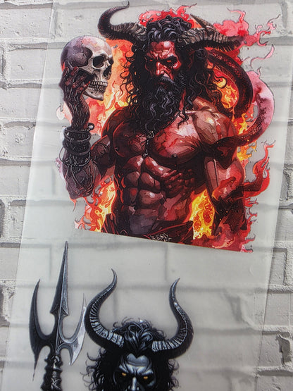 PET Tape 3D Stickerband NickisCollageArt Hades Underworld 7cm x 1,50m