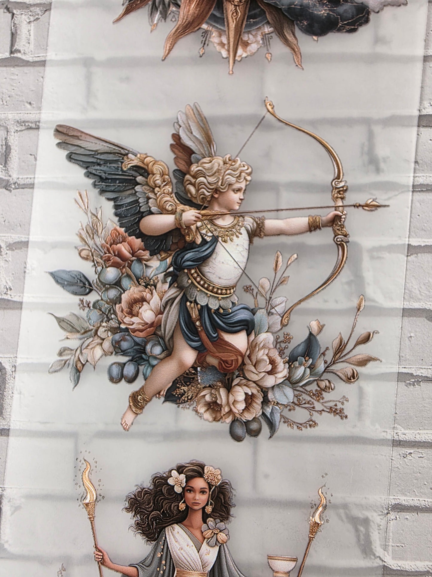 PET Tape 3D Stickerband NickisCollageArt Greek Mythologie 7cm x 1,50m