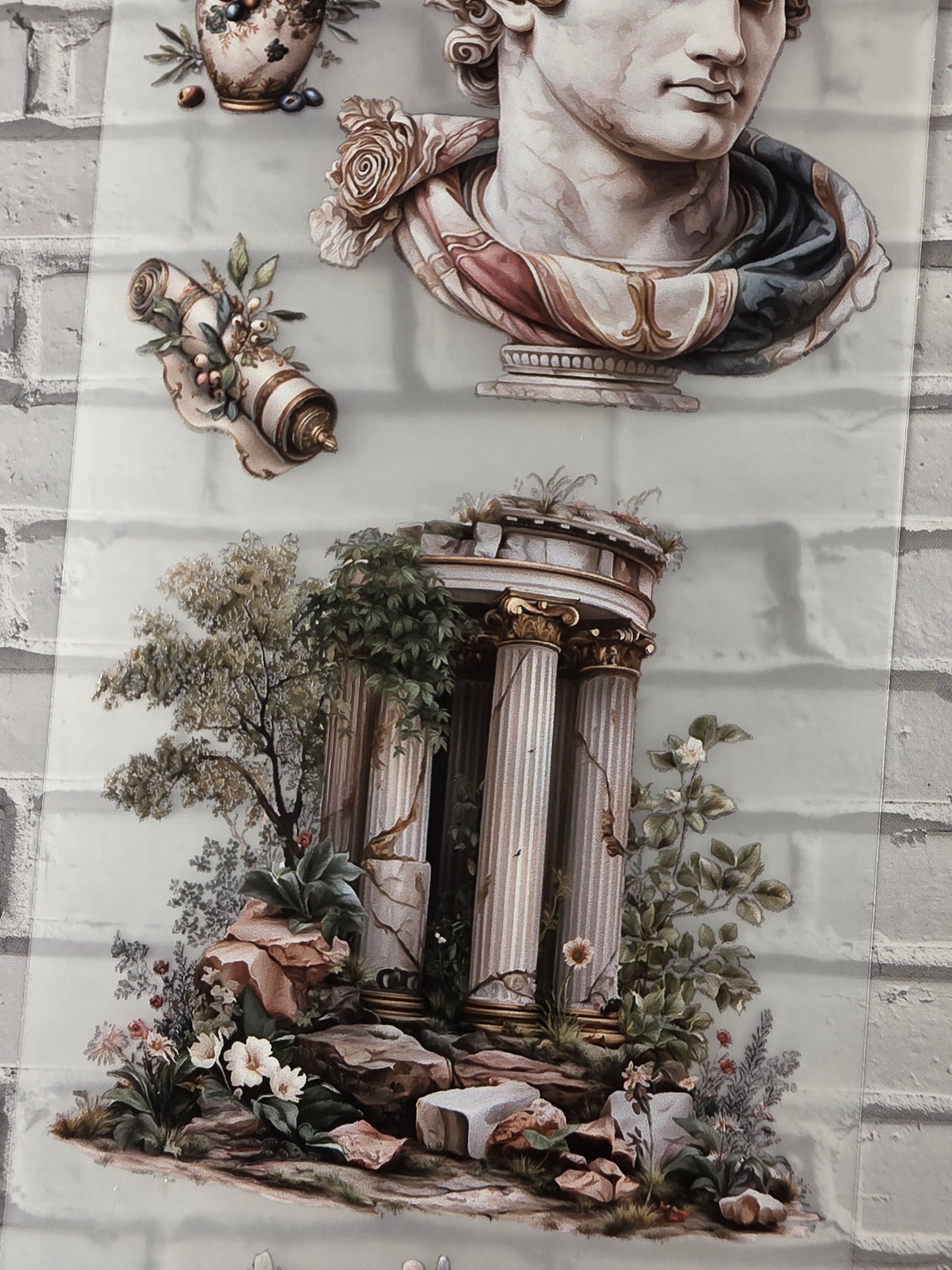 PET Tape 3D Stickerband NickisCollageArt Greek Mythologie 7cm x 1,50m