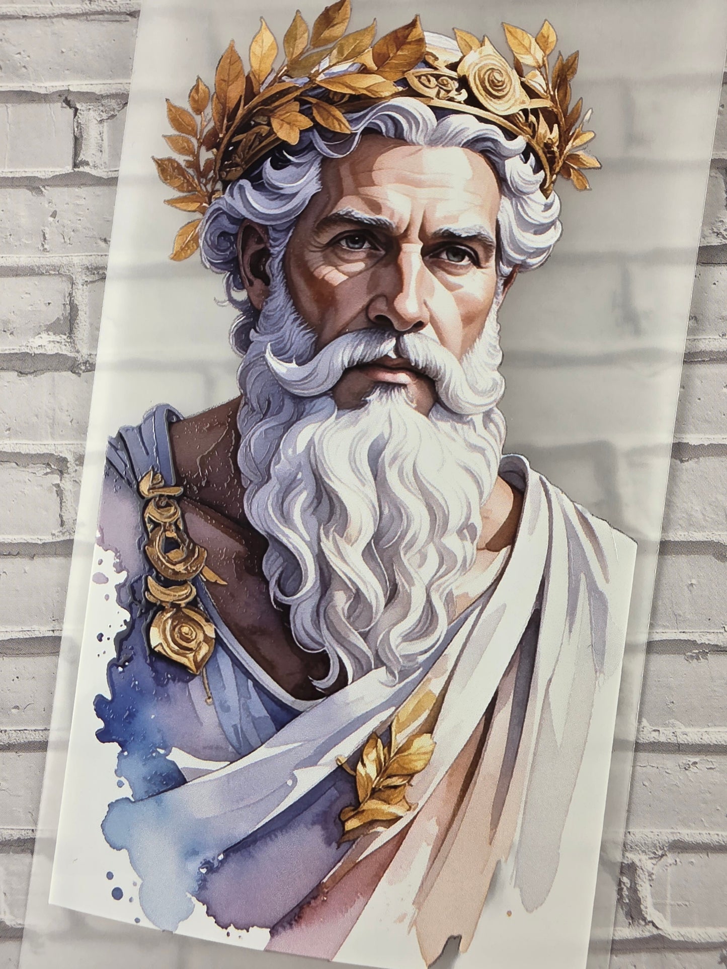 PET Tape 3D Stickerband NickisCollageArt Greek figures 7cm x 1,50m