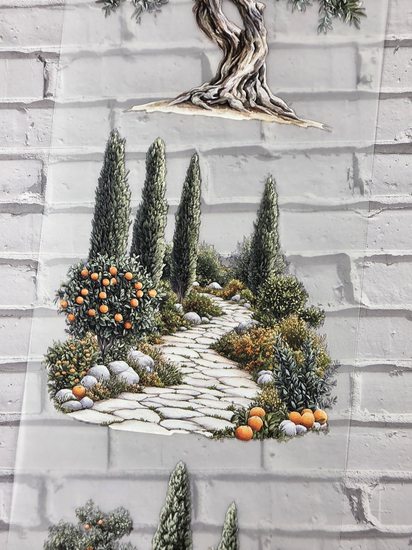 PET Tape 3D Stickerband NickisCollageArt Greek nature 7cm x 1,50m