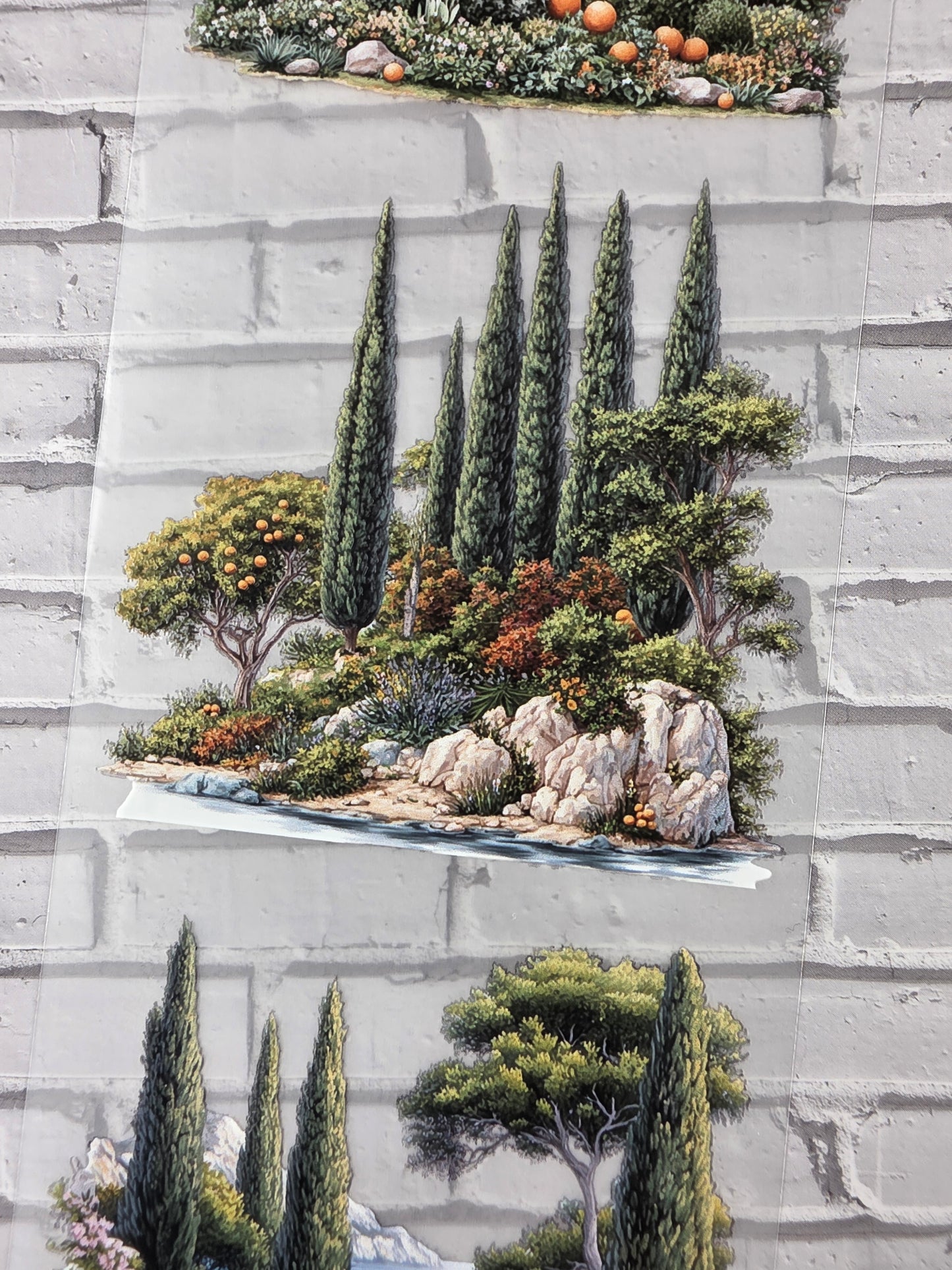 PET Tape 3D Stickerband NickisCollageArt Greek nature 7cm x 1,50m