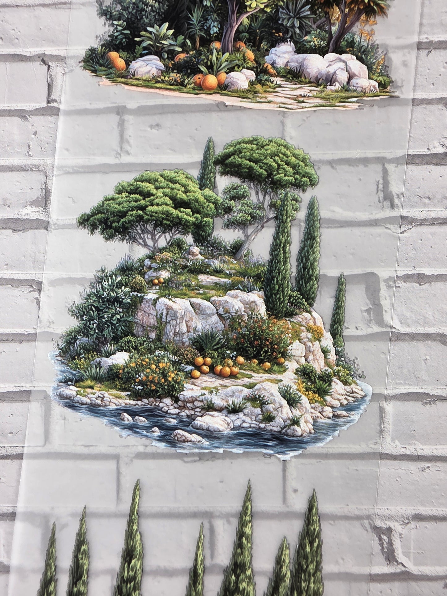 PET Tape 3D Stickerband NickisCollageArt Greek nature 7cm x 1,50m