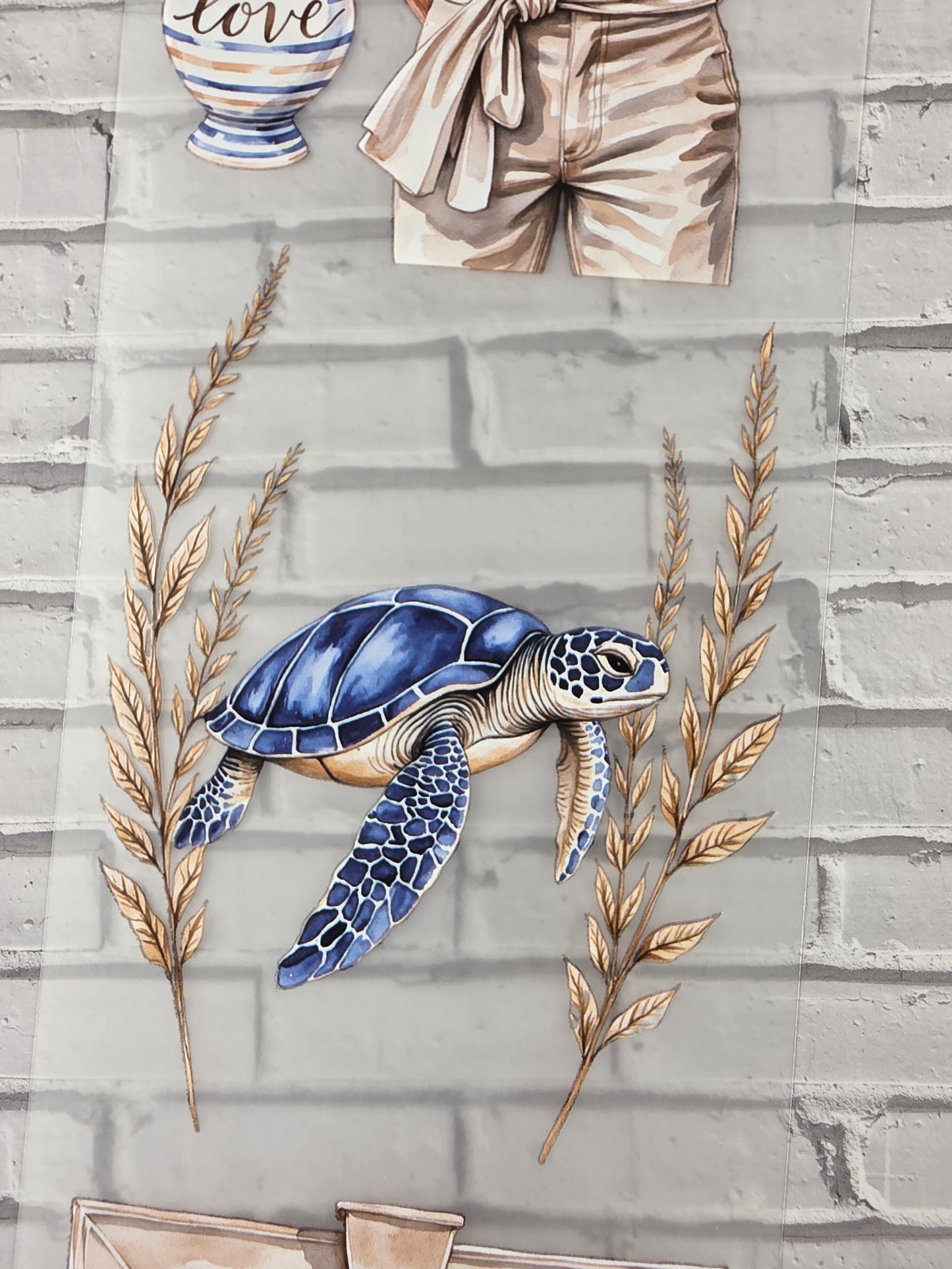 PET Tape 3D Stickerband NickisCollageArt Greek Summer 7cm x 1,50m