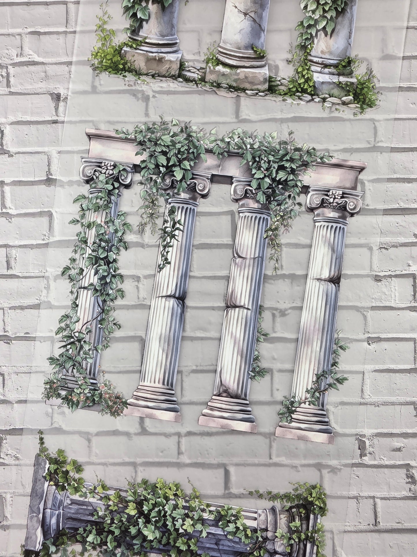 PET Tape XL 3D Stickerband NickisCollageArt Greek Temples 12cm x 1,50m