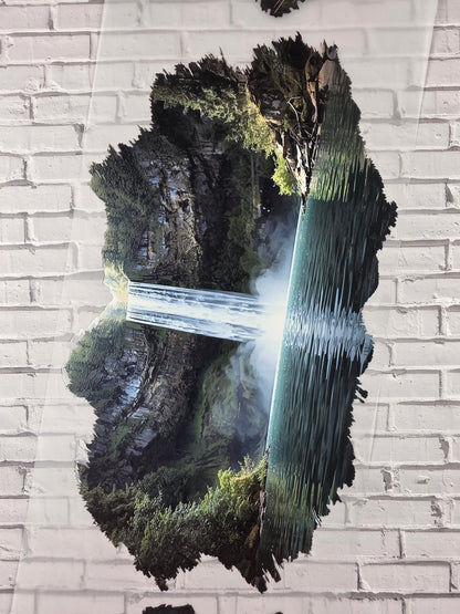 PET Tape XL 3D Stickerband Waterfalls 12cm x 1,50m