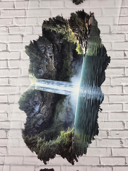 PET Tape XL 3D Stickerband Waterfalls 12cm x 1,50m
