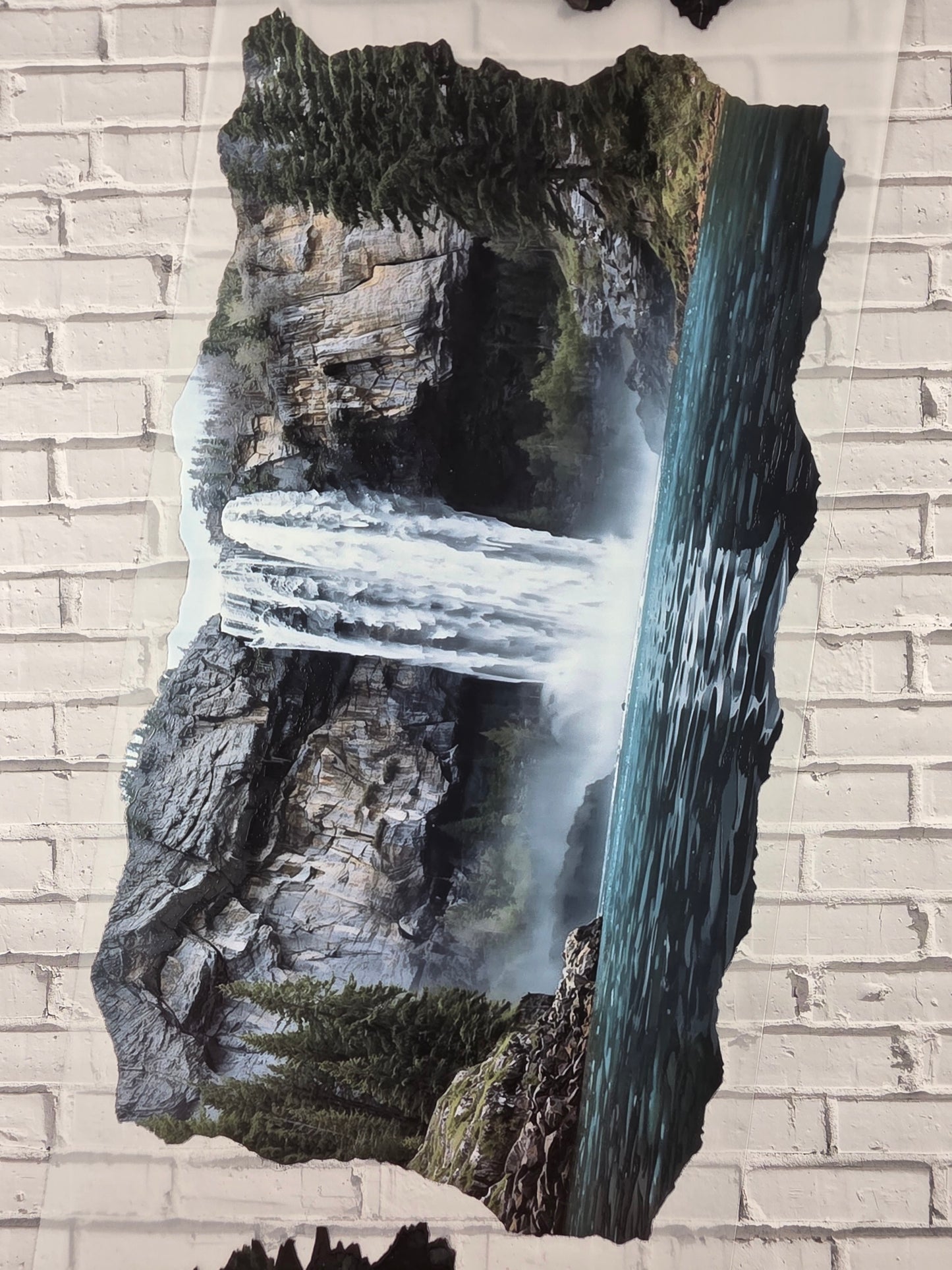 PET Tape XL 3D Stickerband Waterfalls 12cm x 1,50m