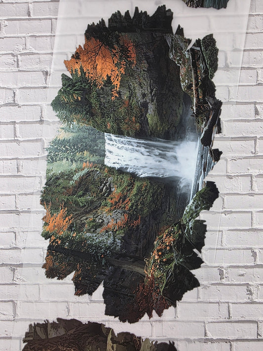 PET Tape XL 3D Stickerband Waterfalls 12cm x 1,50m