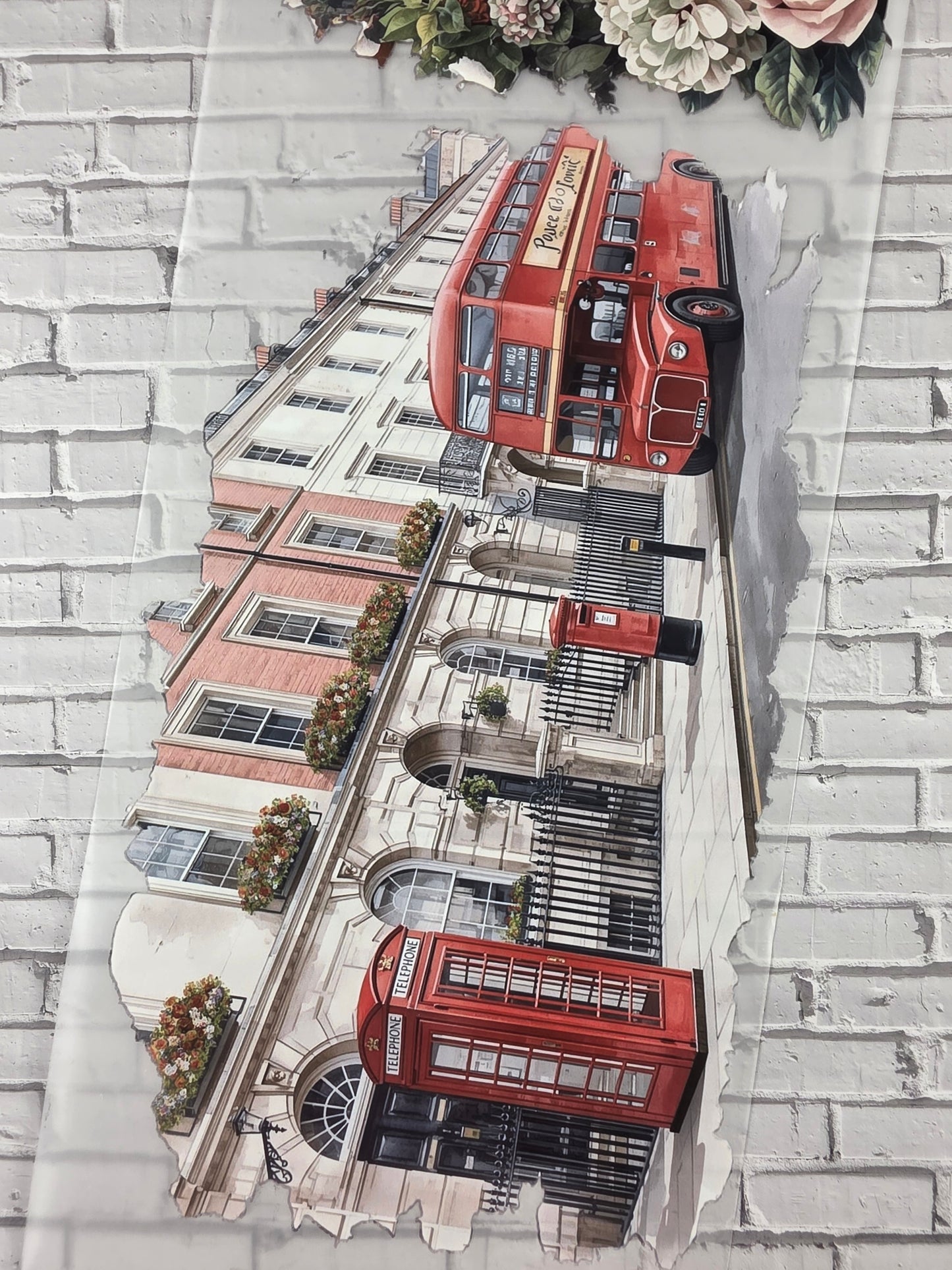 PET Tape XL 3D Stickerband London 12cm x 1,50m