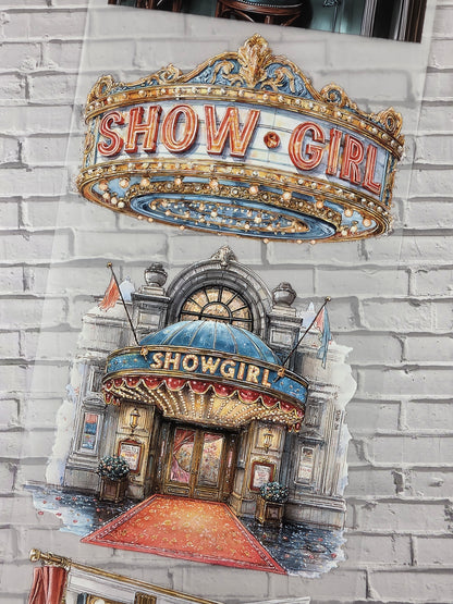 PET Tape XL 3D Stickerband Showgirls/Roaring 20´s 12cm x 1,50m