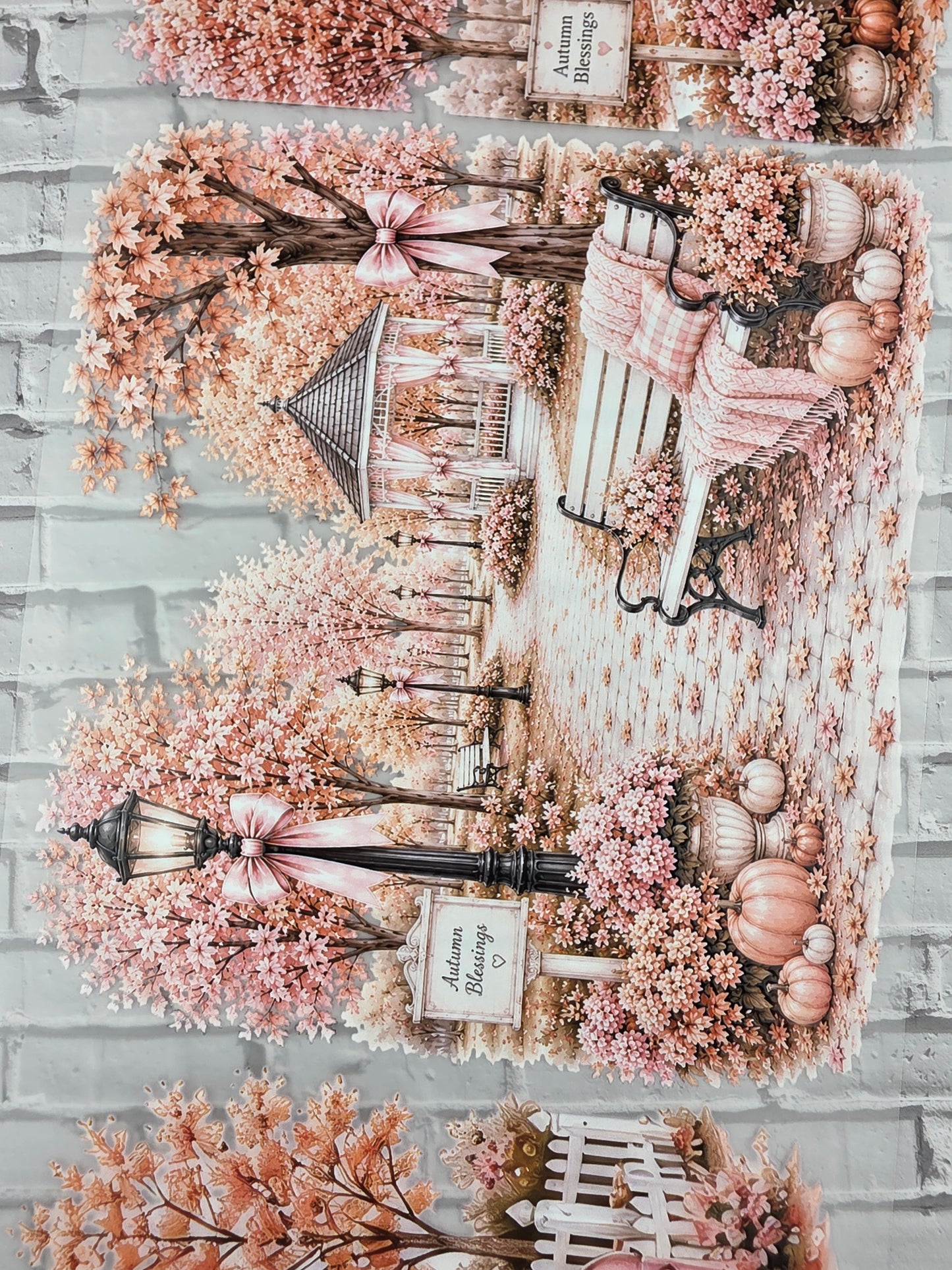 PET Tape XL 3D Stickerband Lovely Autumn 12cm x 1,50m