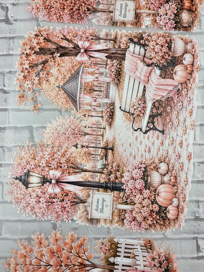PET Tape XL 3D Stickerband Lovely Autumn 12cm x 1,50m