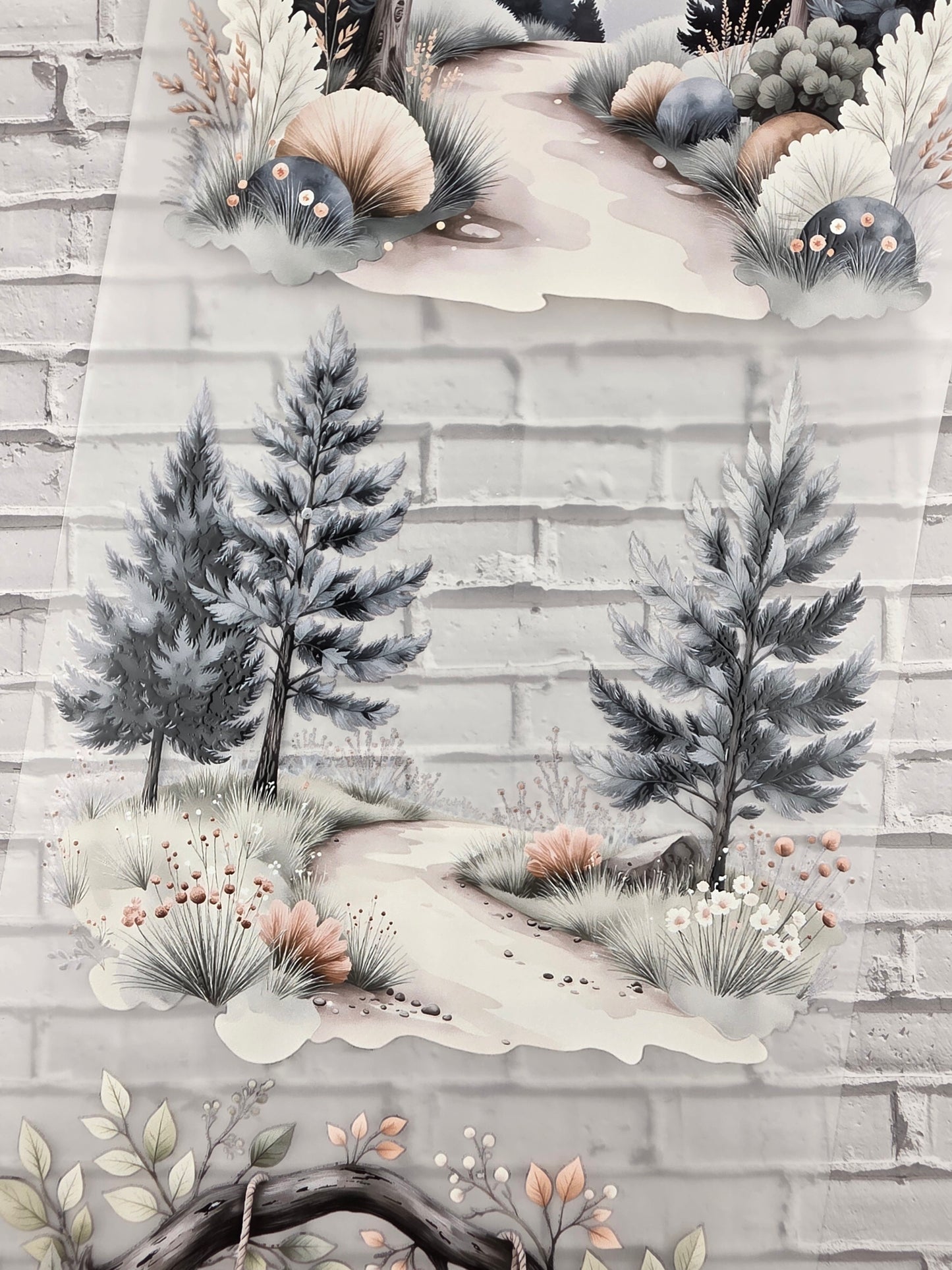 PET Tape XL 3D Stickerband Forest backgrounds 12cm x 1,50m