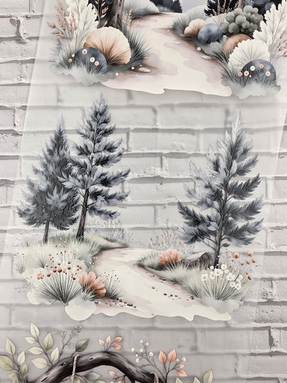 PET Tape XL 3D Stickerband Forest backgrounds 12cm x 1,50m