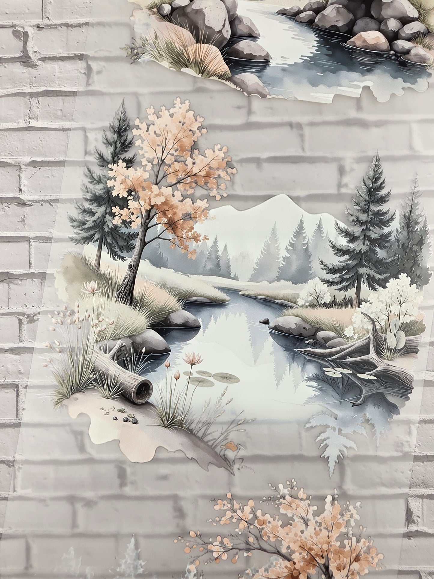 PET Tape XL 3D Stickerband Forest backgrounds 12cm x 1,50m