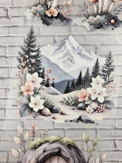 PET Tape XL 3D Stickerband Forest backgrounds 12cm x 1,50m