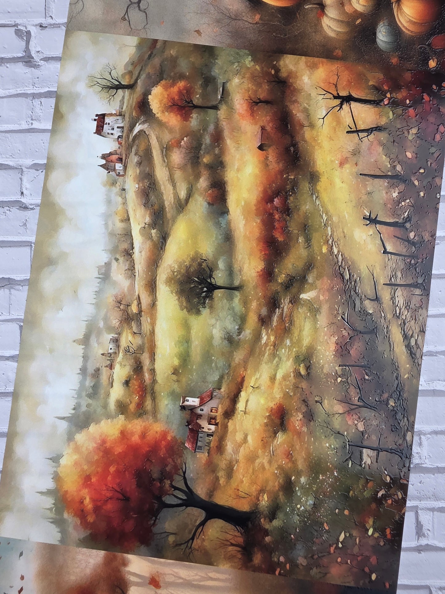 PET Tape XL 3D Stickerband Whimsical Autumn backgrounds 12cm x 1,50m
