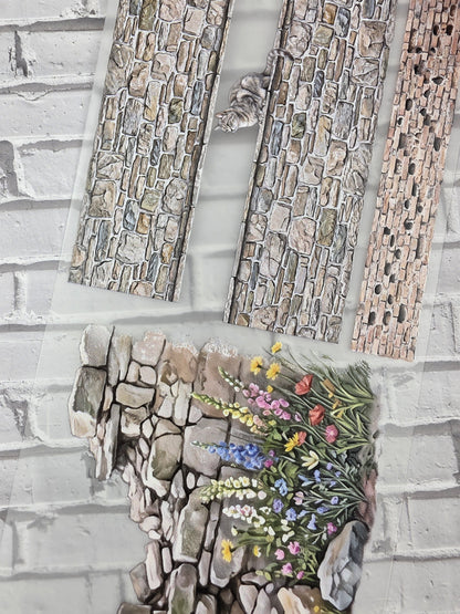 PET Tape 3D Stickerband Stone Wall 7cm x 1,50m