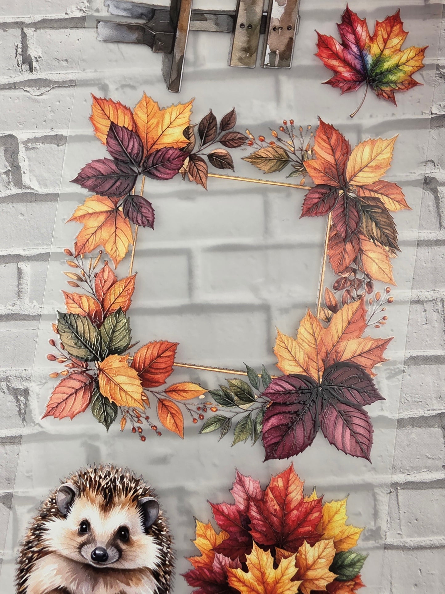 PET Tape 3D Stickerband Colourful Autumn 7cm x 1,50m