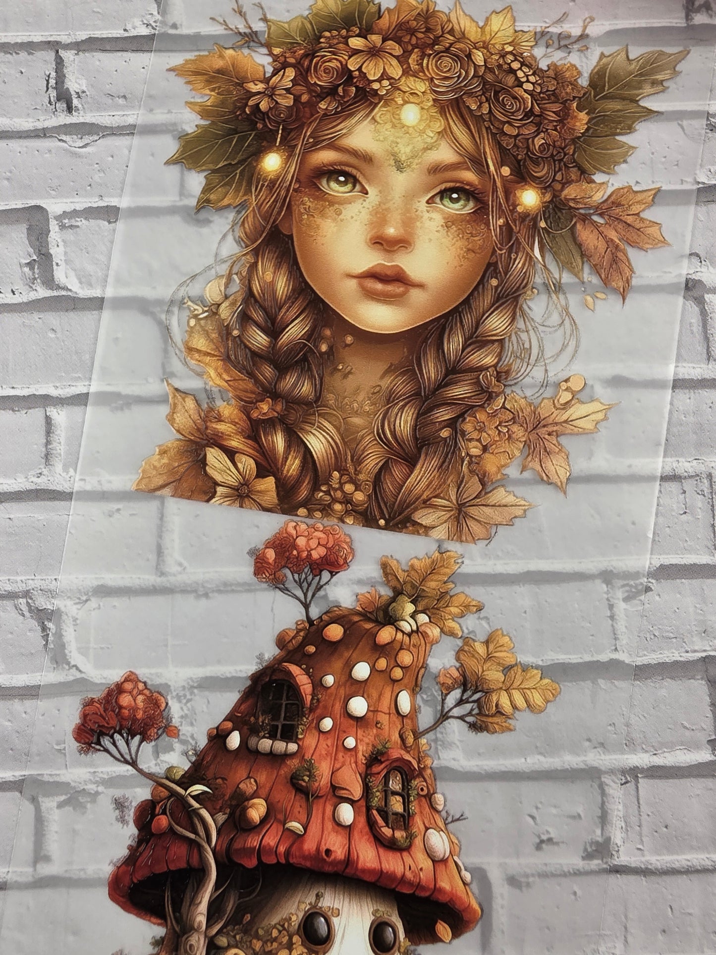 PET Tape 3D Stickerband Fairy Autumn 7cm x 1,50m