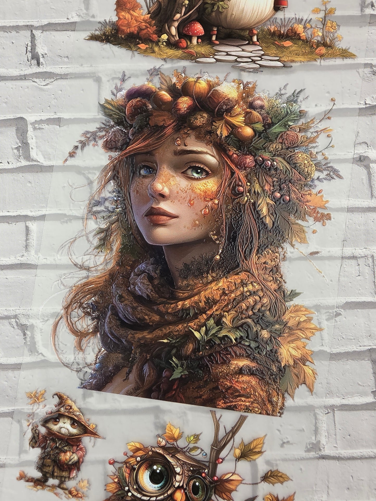 PET Tape 3D Stickerband Fairy Autumn 7cm x 1,50m