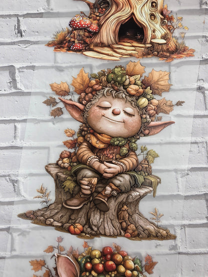 PET Tape 3D Stickerband Fairy Autumn 7cm x 1,50m