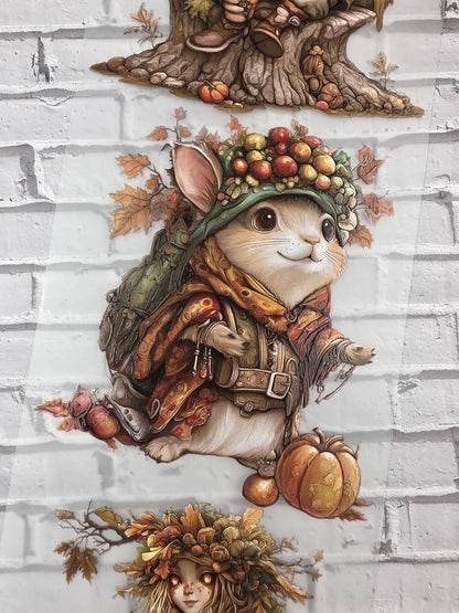 PET Tape 3D Stickerband Fairy Autumn 7cm x 1,50m