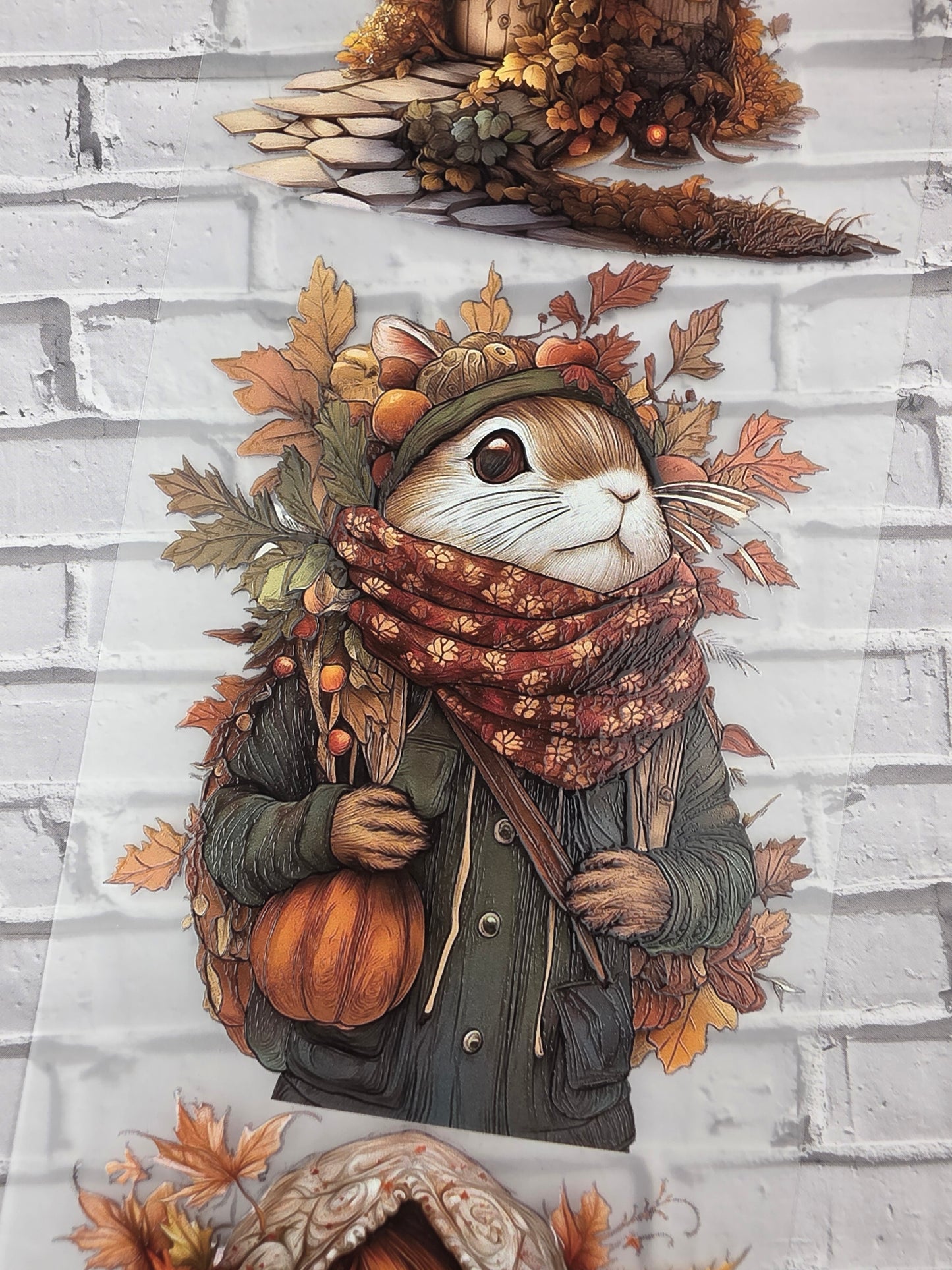 PET Tape 3D Stickerband Fairy Autumn 7cm x 1,50m