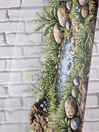 PET Tape 3D Stickerband Autumn Grass Border 7cm x 1,50m