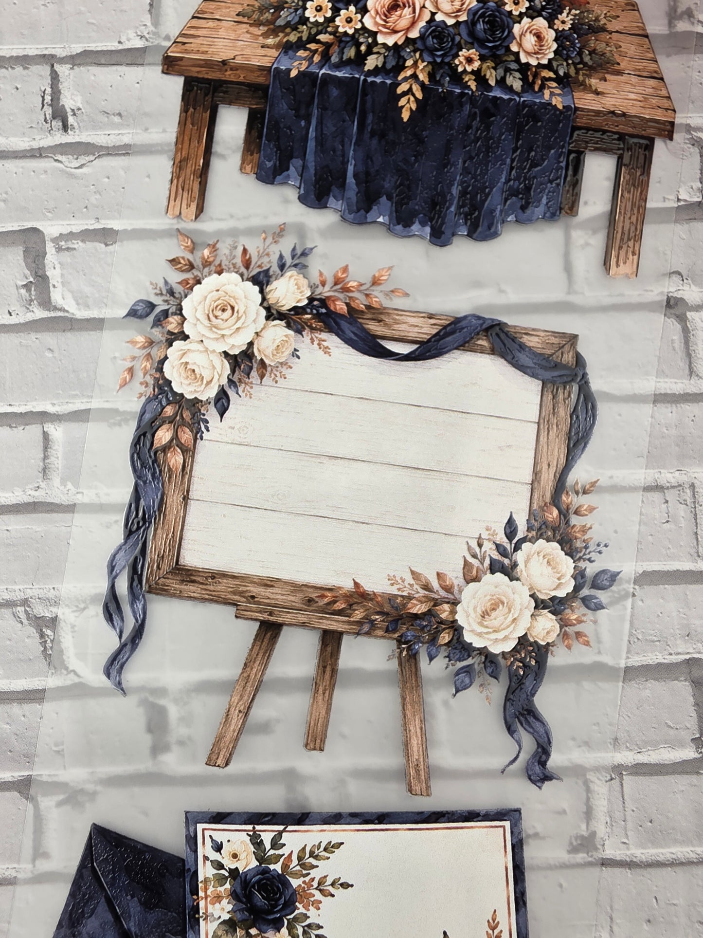 PET Tape 3D Stickerband Rustic Barn Wedding 7cm x 1,50m