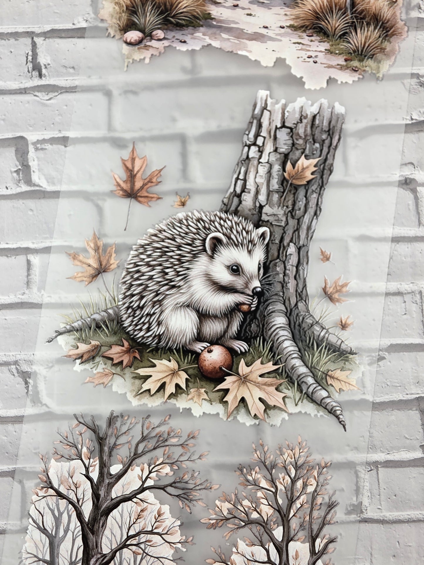 PET Tape 3D Stickerband Autumn Quiet Wanderlust 7cm x 1,50m