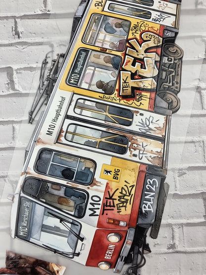 PET Tape 3D Stickerband Berlin 7cm x 1,50m