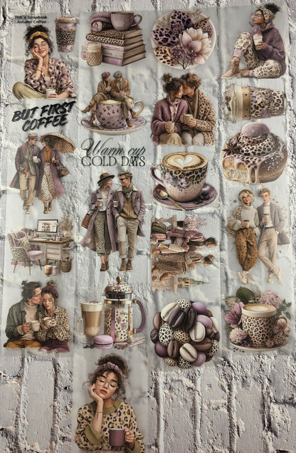 PET Tape 3D Stickerband Autumn Coffee 7cm x 1,50m