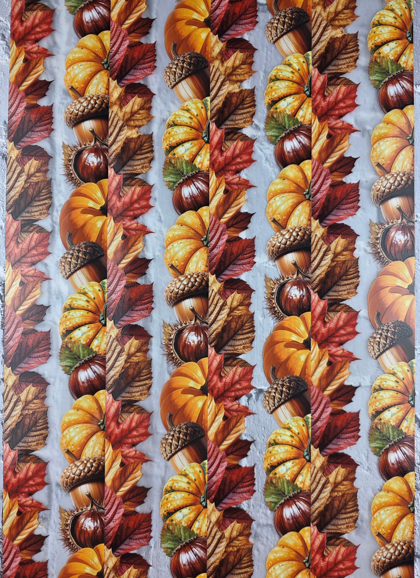 PET Tape 3D Stickerband Autumn Border 7cm x 1,50m