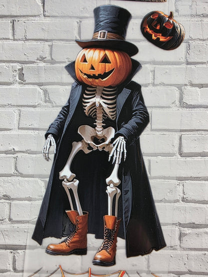 PET Tape Sticker Halloween orange/black 7cm x 1.50m