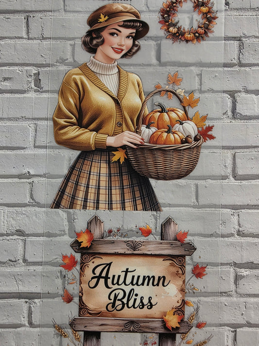 PET Tape matt 3D Stickerband Retro Autumn 7cm x 1,50m