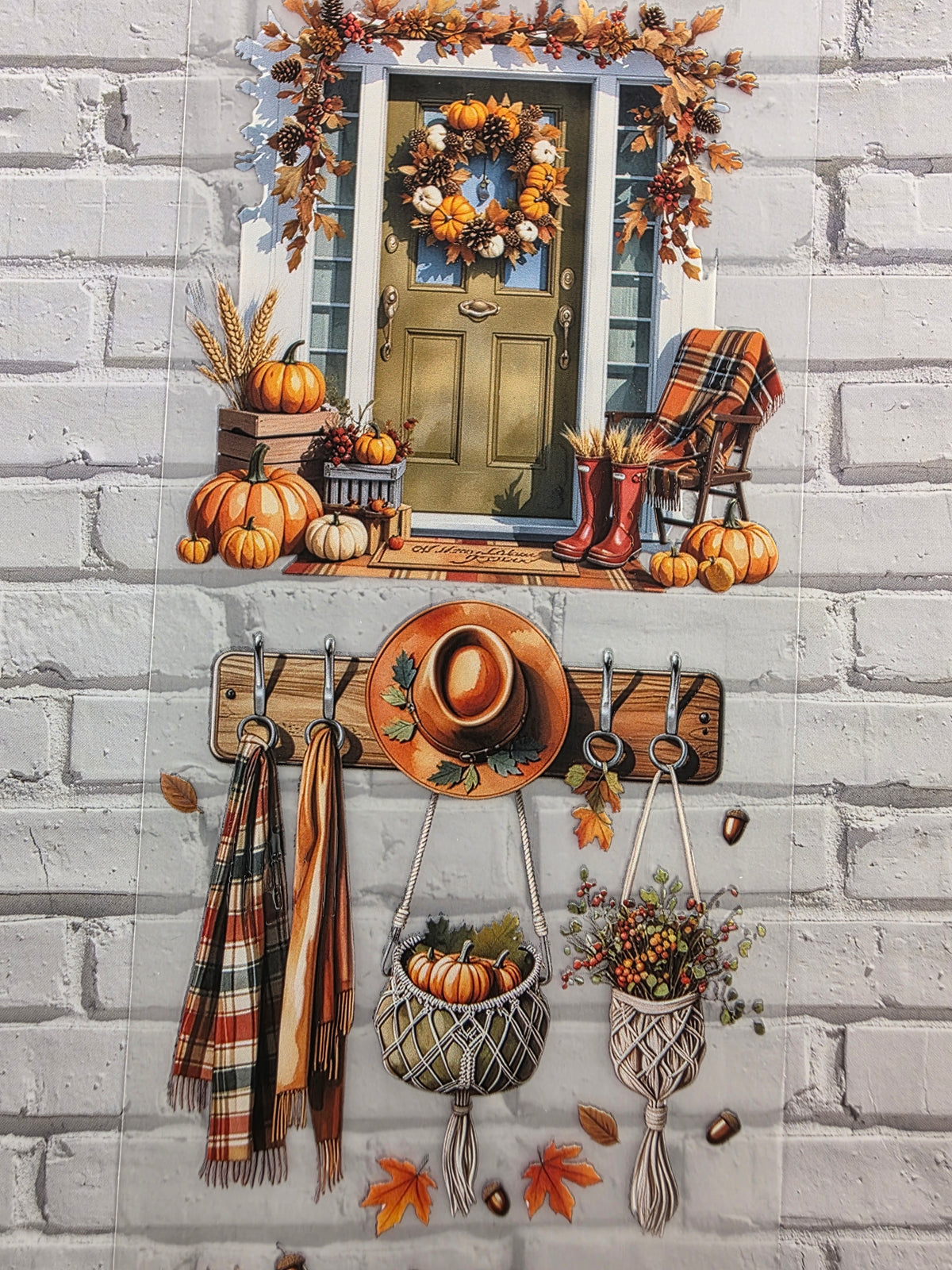 PET Tape matt 3D Stickerband Retro Autumn 7cm x 1,50m