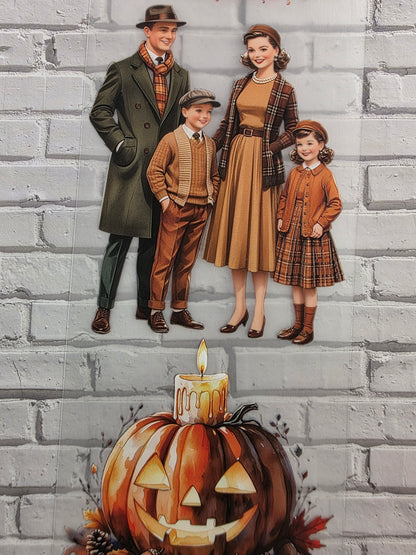 PET Tape matt 3D Stickerband Retro Autumn 7cm x 1,50m