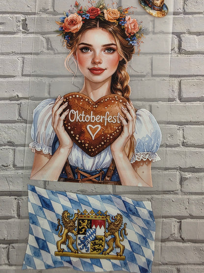 PET Tape matt 3D Stickerband Oktoberfest 7cm x 1,50m