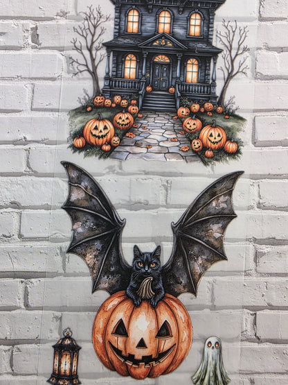 PET Tape matt 3D Stickerband Wicked Pumpkin Carnival 7cm x 1,50m