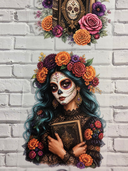 PET Tape matt 3D Stickerband Dias de los muertos 7cm x 1,50m