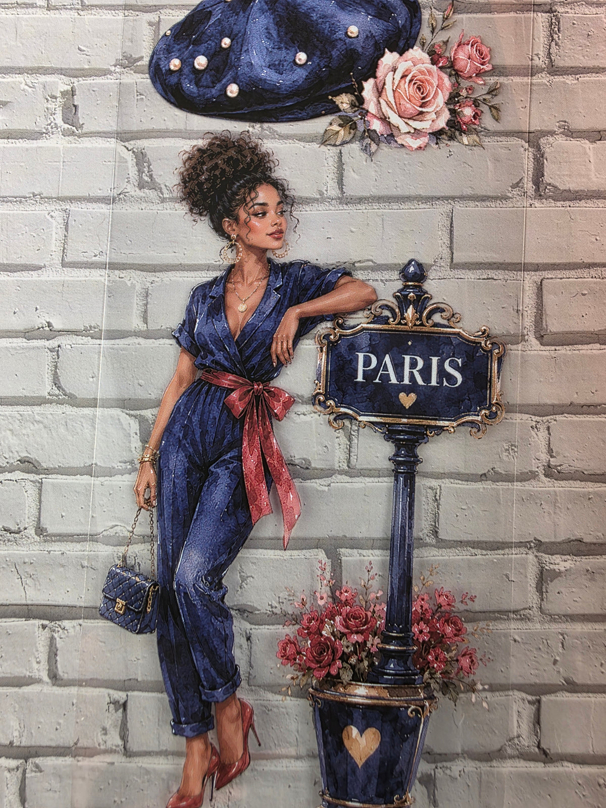 PET Tape clear 3D Stickerband Paris Vibes 7cm x 2,00m