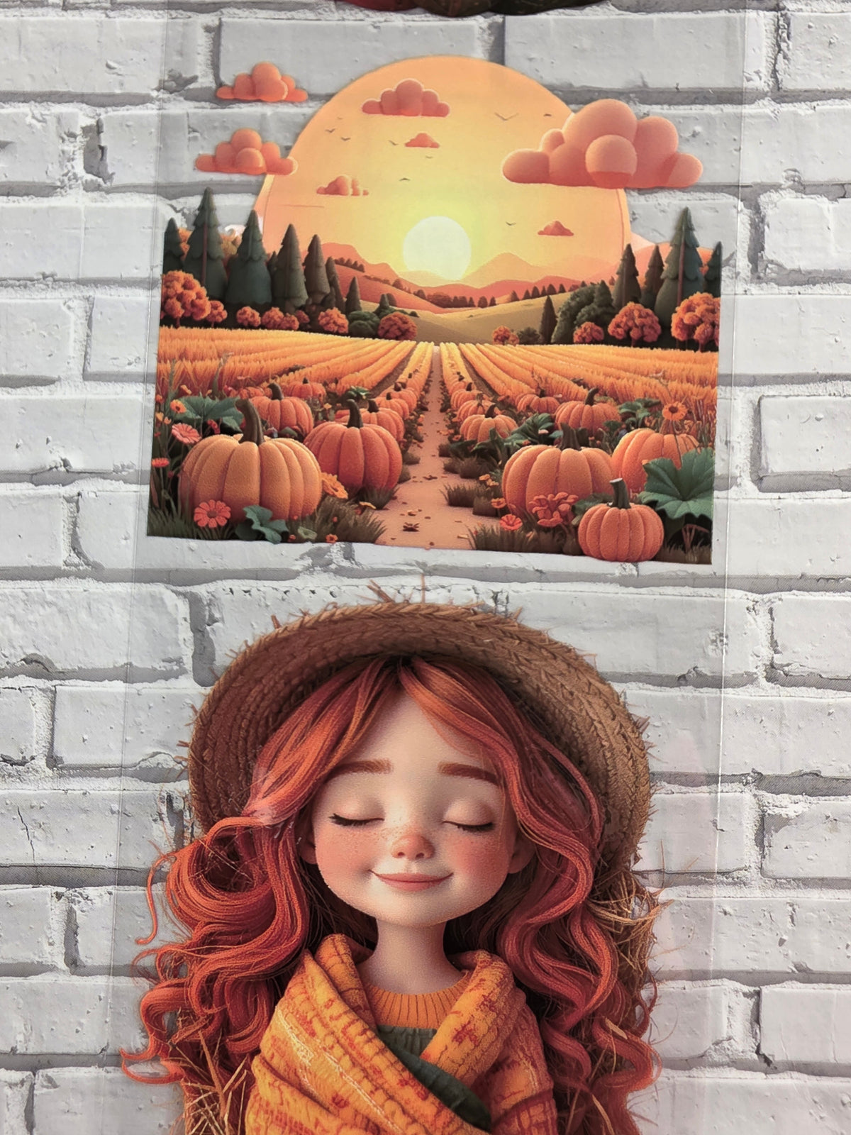 PET Tape clear 3D Stickerband Rosi´s Autumn Vibes 7cm x 2,00m