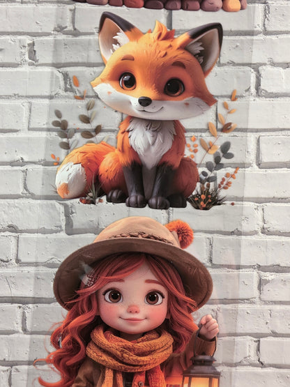 PET Tape clear 3D Stickerband Rosi´s Autumn Vibes 7cm x 2,00m