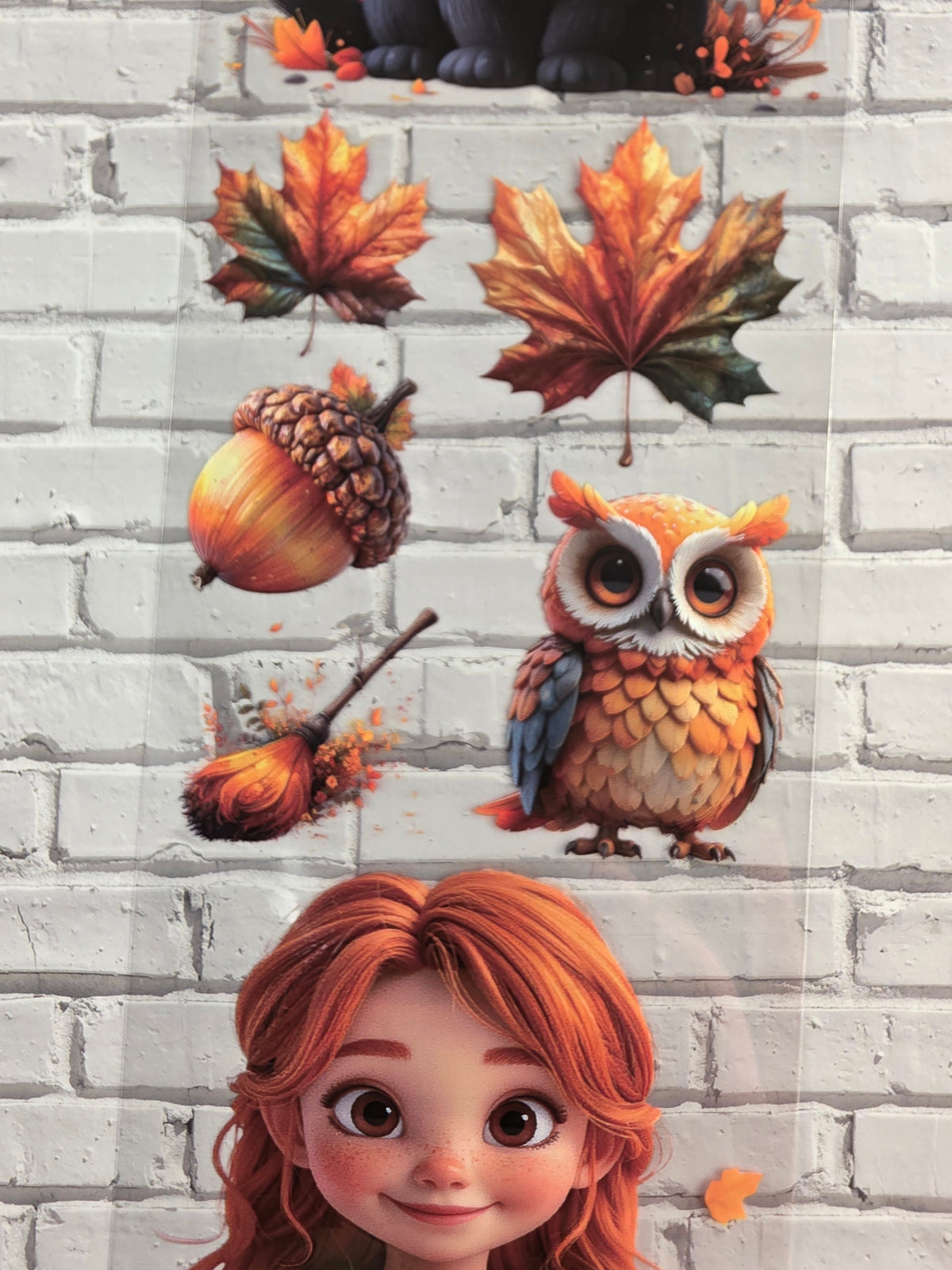 PET Tape clear 3D Stickerband Rosi´s Autumn Vibes 7cm x 2,00m