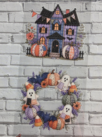 PET Tape clear PRE-CUT 3D Stickerband Halloween Patchwork 7cm x 2,00m