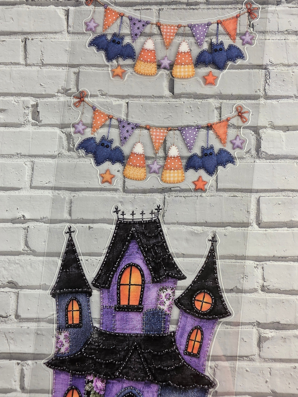 PET Tape clear PRE-CUT 3D Stickerband Halloween Patchwork 7cm x 2,00m