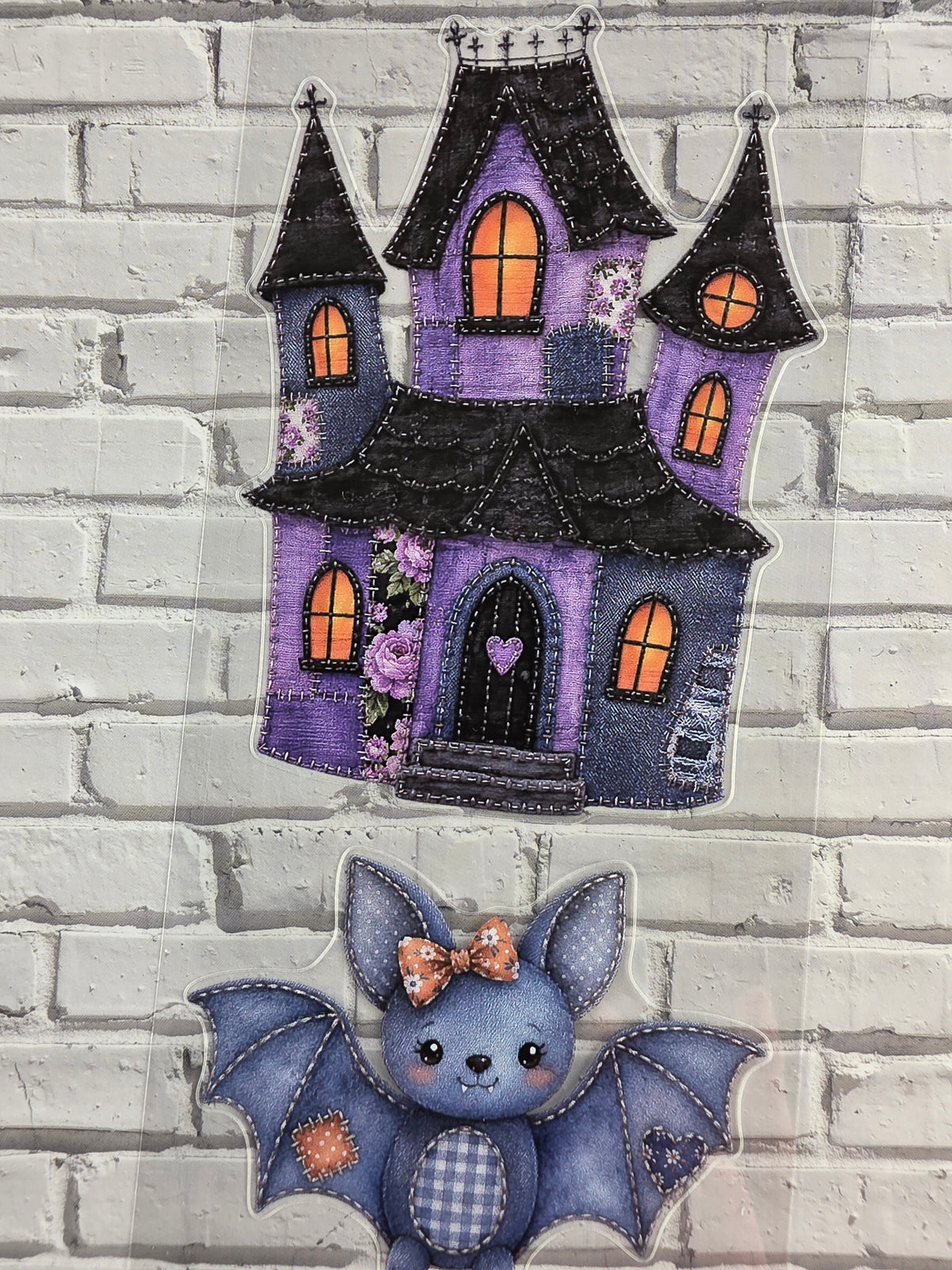 PET Tape clear PRE-CUT 3D Stickerband Halloween Patchwork 7cm x 2,00m